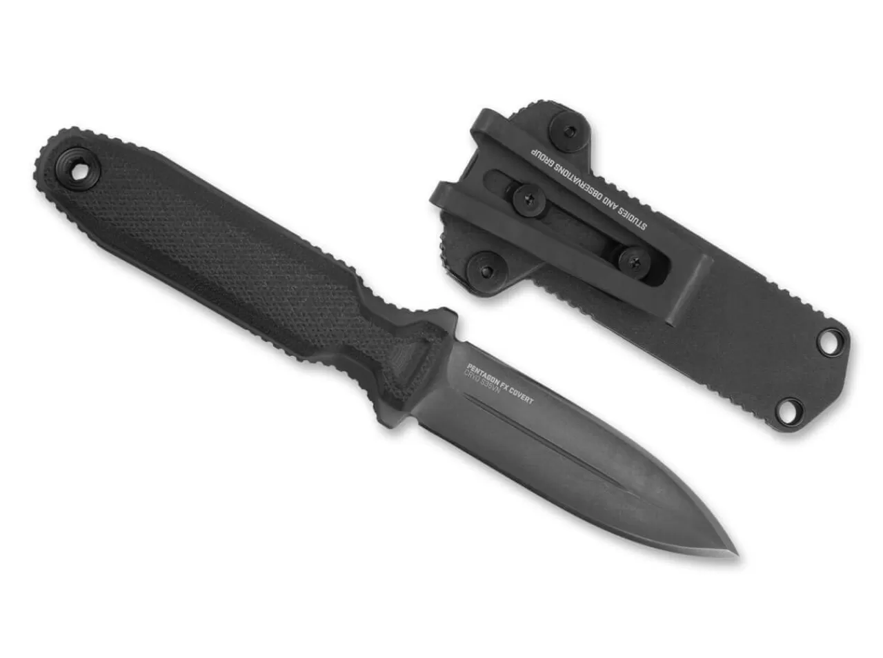 SOG Taktische Messer<Pentagon Fx Covert Blackout